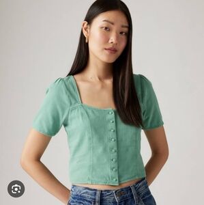 Levi's Pascale short sleeve button up blouse